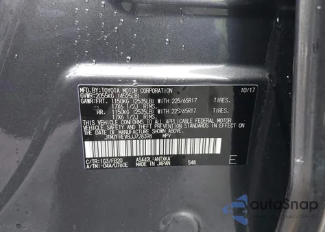 2018 Toyota Rav4 Le from USA, damaged, VIN JTMZFREV8JJ728398
